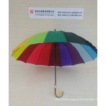 27" X 16k, Automatic Stick Rainbow Umbrella (YS-S16001R)